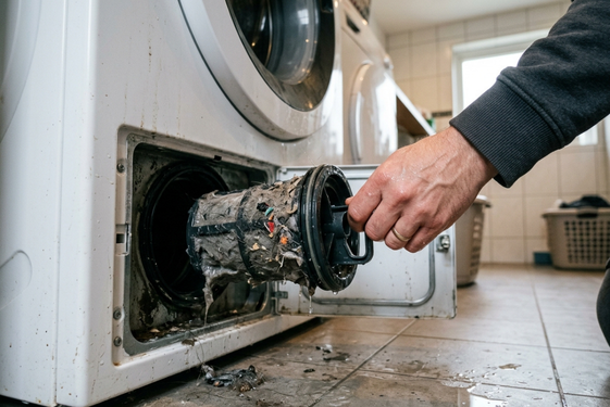 1. Clogged Drain Pump Filter