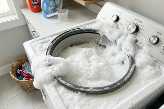 4. Too Much Detergent or the Wrong Type